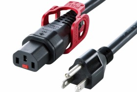 ロック付き電源コード