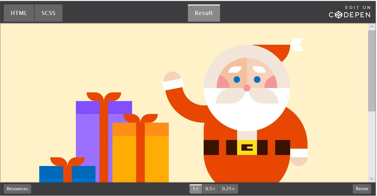 ピュアcssで表現するクリスマス向けコードスニペットでデジタルグリーティングカードを送ろう Seleqt セレキュト Seleqt セレキュト