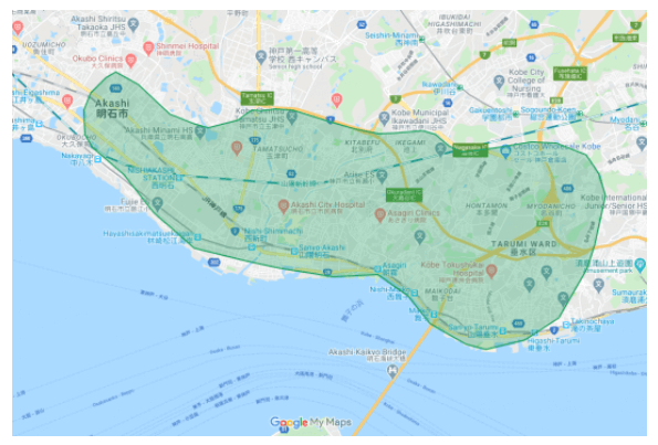 Uber Eats(ウーバーイーツ)垂水・明石エリア
