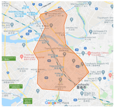 Uber Eats(ウーバーイーツ)の愛知県対応エリアと注文時間