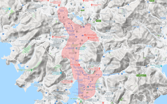 Uber Eats(ウーバーイーツ)長崎の配達エリア、対応地域詳細