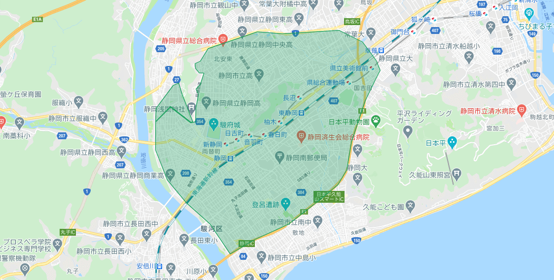 Uber Eats(ウーバーイーツ)配達パートナー【静岡の配達エリア】