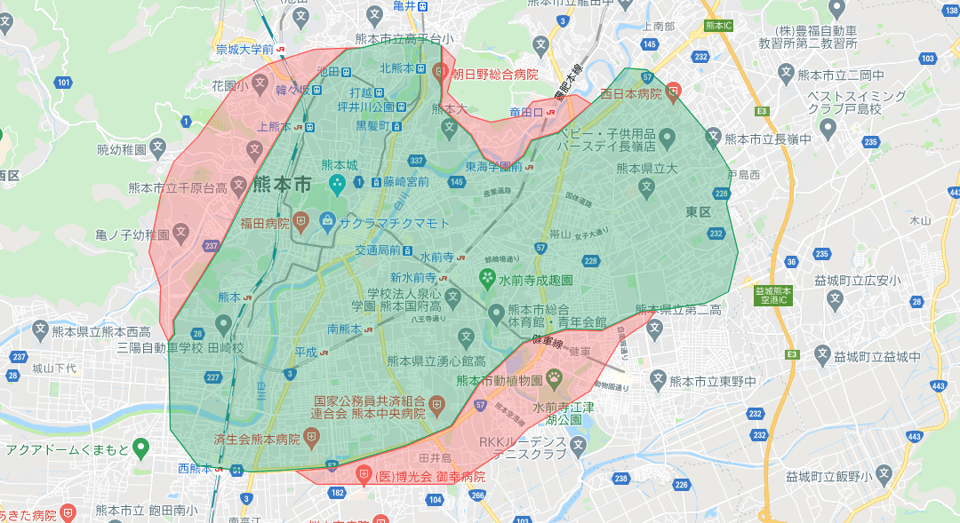 Uber Eats(ウーバーイーツ)配達パートナー【熊本の配達エリア】