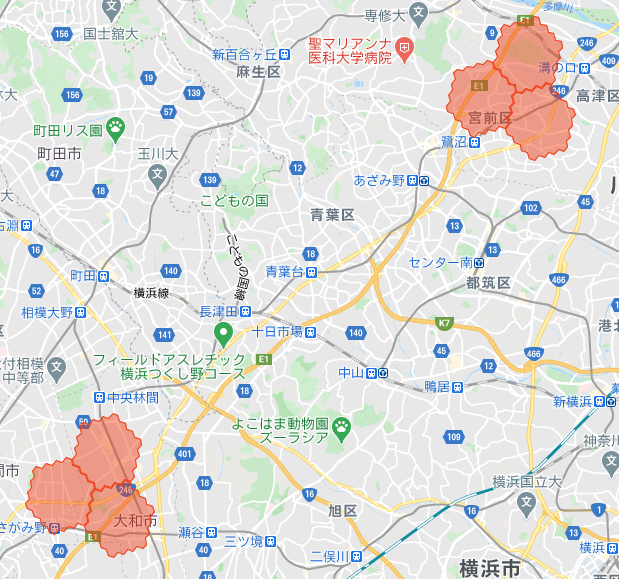 神奈川menu（メニュー）配達エリア拡大地域1【2021年3月8日】
