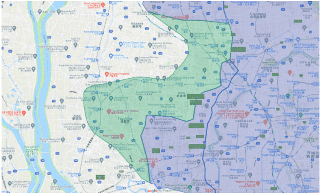 Uber Eats(ウーバーイーツ)の愛知県対応エリアと注文時間