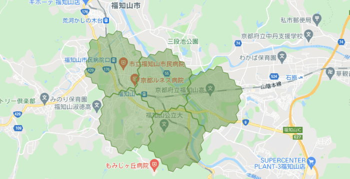 menuアプリの配達エリア・対応地域・京都