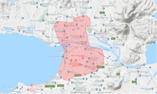 Uber Eats(ウーバーイーツ)島根の対応エリア