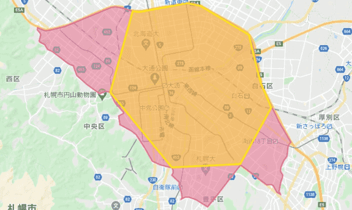 札幌（北海道）のフードパンダ配達エリア・対応地域限定クーポンコード