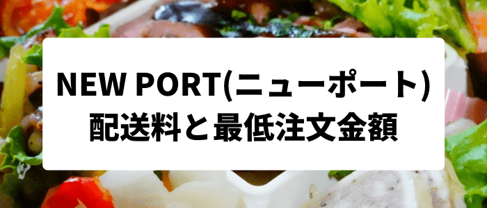 NEW PORT(ニューポート)クーポン・キャンペーンまとめ【配送料と最低注文金額】