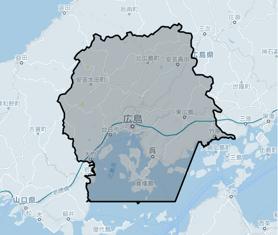 Uber Taxi(ウーバータクシー)広島市の対応エリア