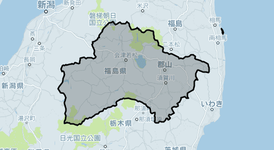 Uber Taxi(ウーバータクシー)郡山市の対応エリア