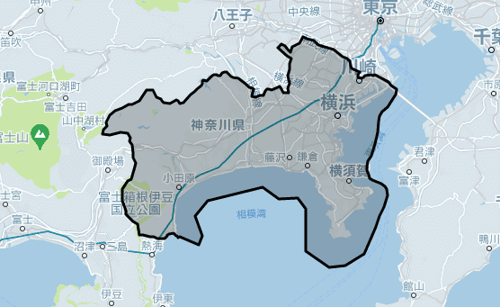 Uber Taxi(ウーバータクシー)対応地域【神奈川(横浜)エリア】