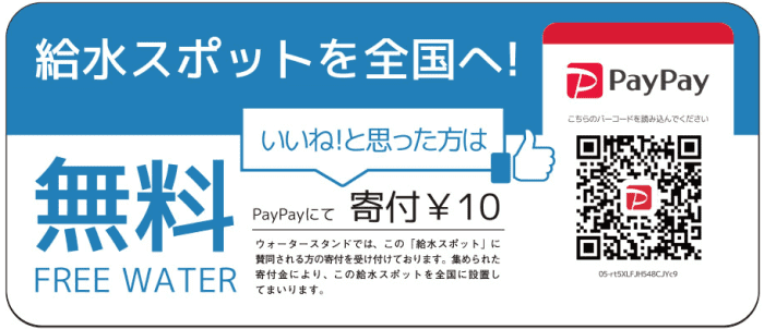 ウォータースタンドキャンペーン情報まとめ【寄付をしてあなたの街に無料の給水スポットを作ろう】