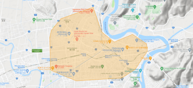 Uber Eats(ウーバーイーツ)宮城/仙台の配達エリア・対応地域