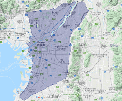 Uber Eats(ウーバーイーツ)の大阪府大阪市対応エリアとクーポンコード