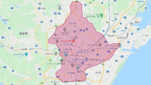 Uber Eats(ウーバーイーツ)配達エリア/クーポンまとめ【宮城/仙台の対応地域情報詳細】