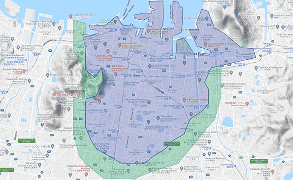 Uber Eats(ウーバーイーツ)の香川/高松対応エリアとクーポン情報