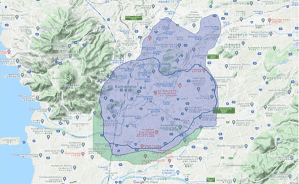 Uber Eats(ウーバーイーツ)の熊本の対応エリアとクーポン