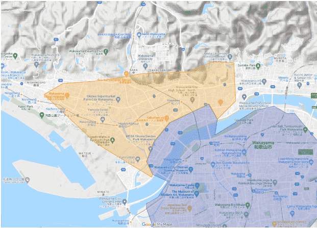 Uber Eats(ウーバーイーツ)配達パートナー【和歌山の配達エリア】