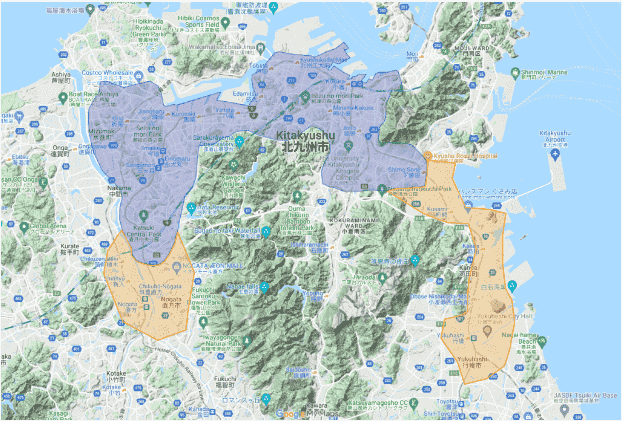 ウーバーイーツ(Uber Eats)北九州拡大エリア
