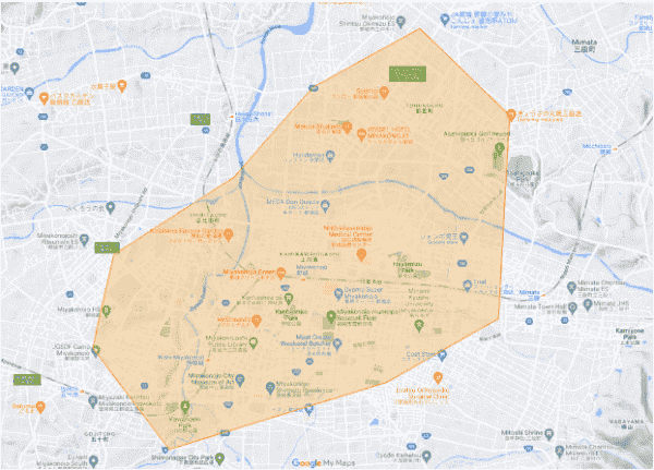 Uber Eats(ウーバーイーツ)配達パートナー【宮崎の配達エリア】