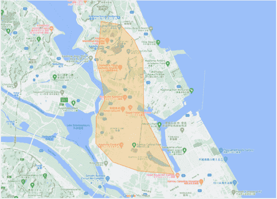 Uber Eats(ウーバーイーツ)茨城・水戸市対応エリア