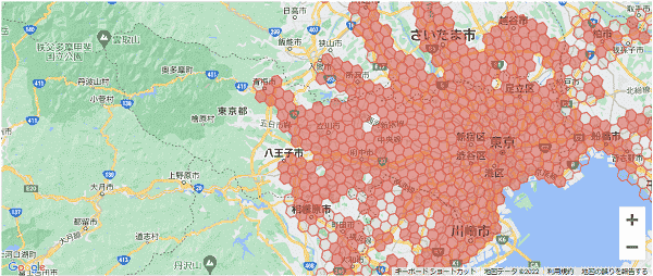 menuアプリの配達エリア・対応地域・東京