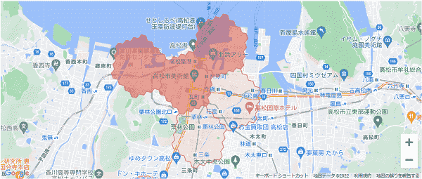 menuアプリの配達エリア・対応地域・香川