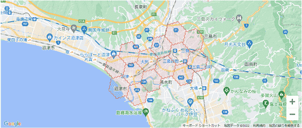 menuアプリの配達エリア・対応地域・静岡