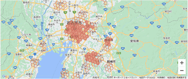 menuアプリの配達エリア・対応地域・愛知