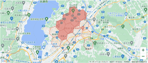 menuアプリの配達エリア・対応地域・滋賀