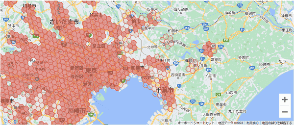 menuアプリの配達エリア・対応地域・千葉