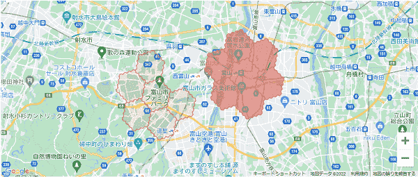 menuアプリの配達エリア・対応地域・富山