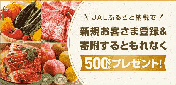 【JAL(日本航空)】ふるさと納税でマイルがもらえる！新規登録キャンペーンもあり！