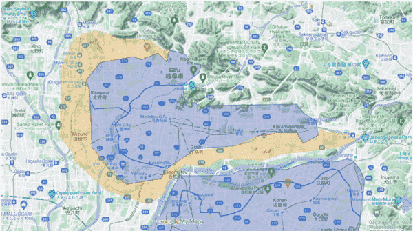 Uber Eats(ウーバーイーツ)配達パートナー【岐阜の配達エリア】