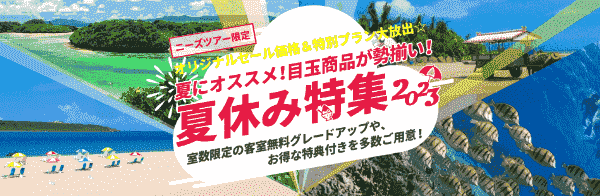 【ニーズツアー】セール価格&特別プランで夏休みの旅行がお得になるキャンペーン