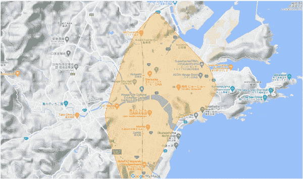 Uber Eats(ウーバーイーツ)宮城/仙台の配達エリア・対応地域