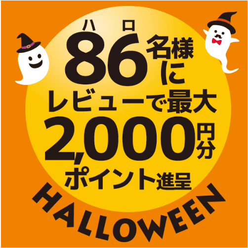 レビュー投稿で最大2000ポイントキャンペーン【ノジマオンライン】