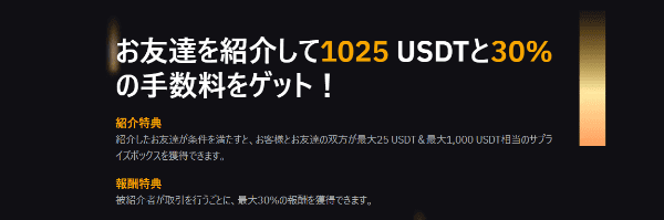 【当サイト限定】Bybit(バイビット)お友達紹介コードで最大1025USDT&取引手数料30%OFF